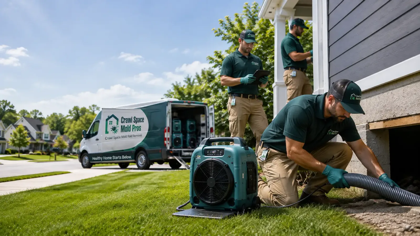 Crawl Space Mold Removal in Elkhorn, WI